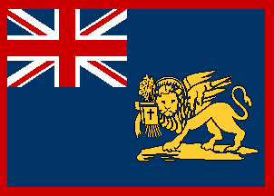 Anglo-amerikanische Flaggenanimation