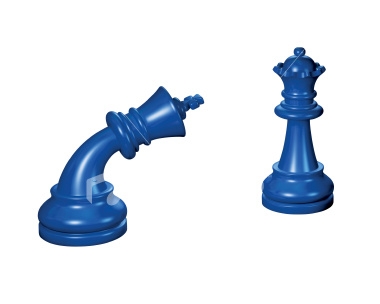 Reverenz der Schachdame vor dem eigenen Knig - oder?