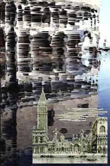 Knstlerische Anschauung einer Spiegelung und Venedigs
